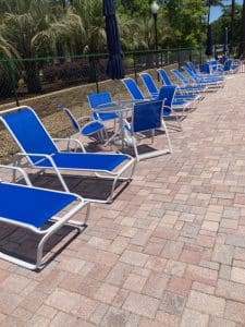 Commercial Pool Furniture Fabric Sling Replacements